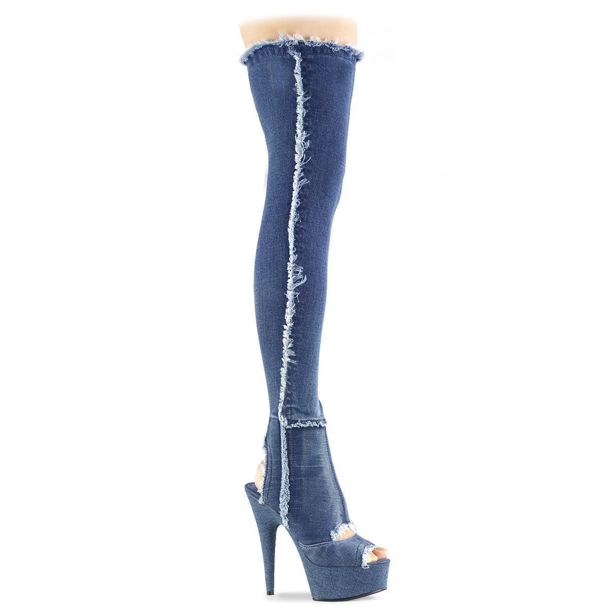 Pleaser boots thigh on sale high