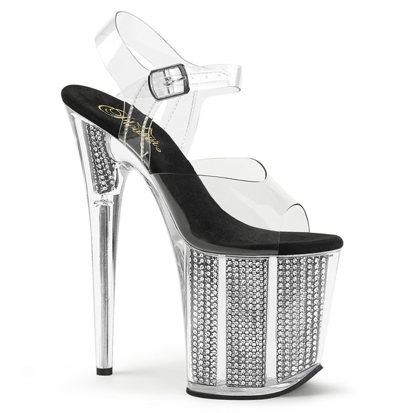 FLAMINGO-808SRS Rhinestone Platform Stripper Shoes