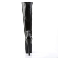 ADORE-2023 Pleaser Shoes Black Vegan Knee High Stripper Boot