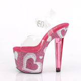 LOVESICK-708HEART Rhinestone Platform Pole Dancing Shoes