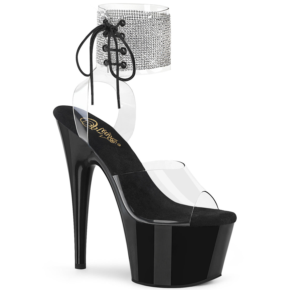 ADORE-791-2RS Black, Platform Shoes, Stripper Sandals, 7 Inch Heels –  BootyCocktails