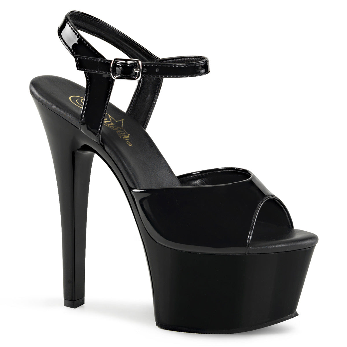 6 inch black stilettos hotsell