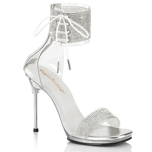 Touch of Nina High Heel Asymmetrical Strap Sandal | David's Bridal