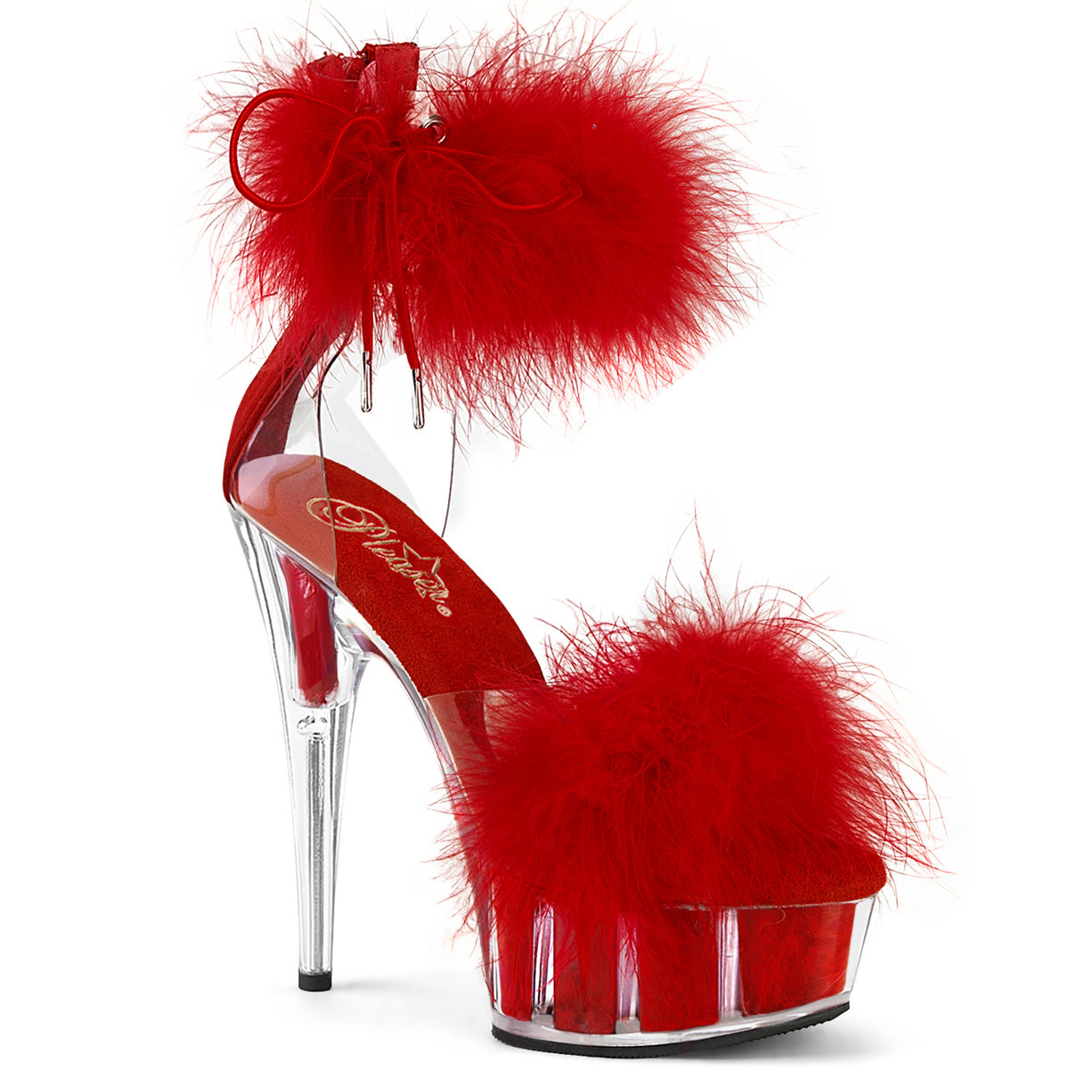 Pleaser red heels fashion