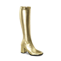 3 Inch Block Heel Gogo Boot, Side Zip - GOGO-300