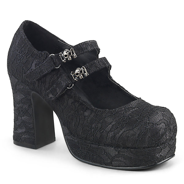 3 3/4 Inch Heel, 1 1/4 Inch Platform  Maryjane - GOTHIKA-09