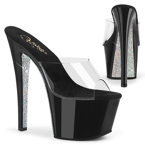 7 Inch Heel, 2 3/4 Inch Platform Slide - SKY-301CRS