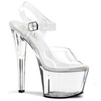 7 Inch Heel Ankle Strap Platform Sandal - SKY-308